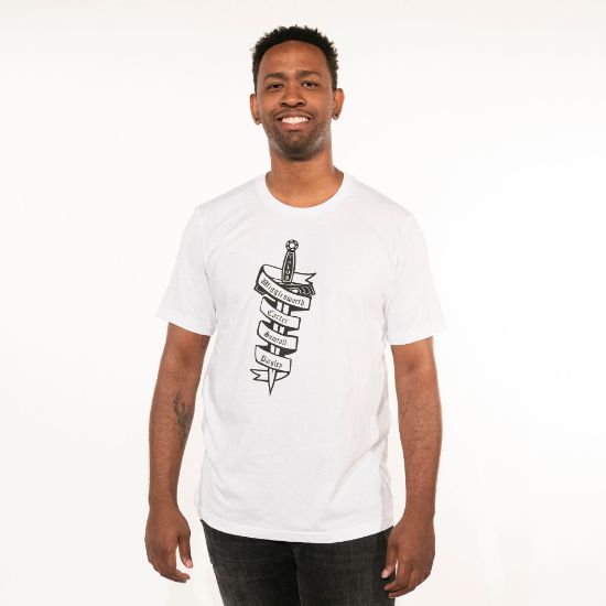 Picture of Valor Legacy Sword T-Shirt (White)